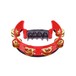 Pearl UltraGrip Adj Volume Tambourine, Brass
