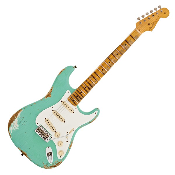 Fender Custom Shop Limited 1956 Relic Strat Faded Foam Green CZ526550