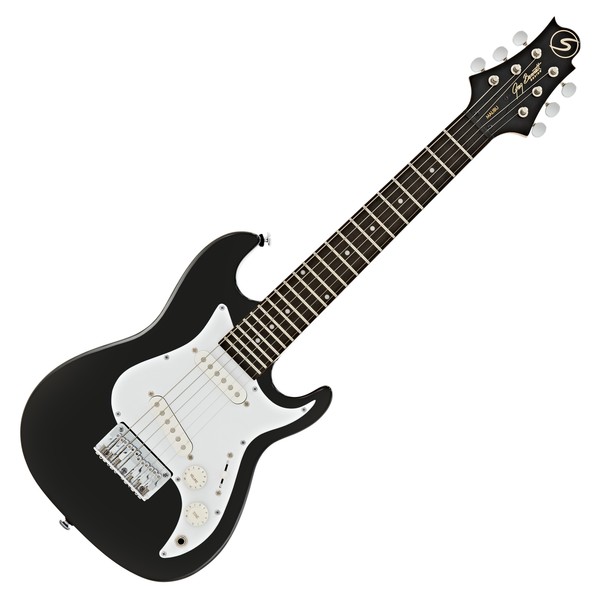 Greg Bennett Malibu MMB-1 Mini Electric Guitar, Black