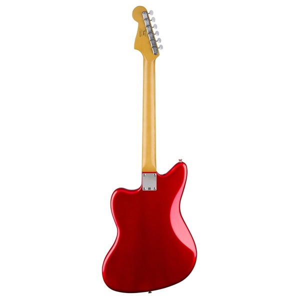ギター squier by fender jazz master deluxe car Squier Deluxe Jazzmaster with Tremolo, Candy Apple Red at Gear4music