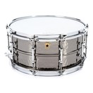 Ludwig LB417KT 14" x 6.5" Hammered Black Beauty Snare Drum, Tube Lugs