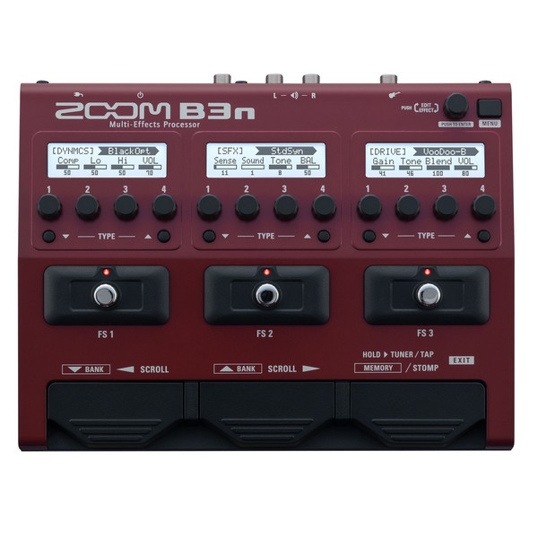 Zoom B3n Bass FX Pedal