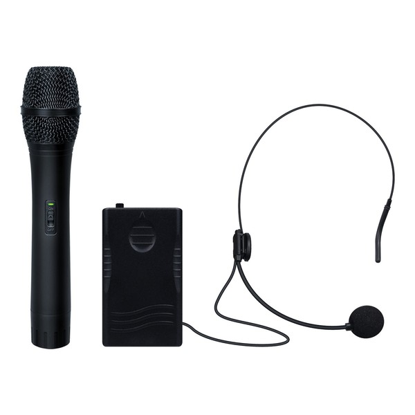 Kam RZ15A V3 Portable PA Speaker with Microphones at Gear4music