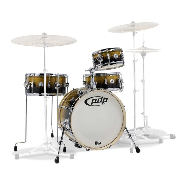 PDP Daru Jones New Yorker Shell Pack, Yellow To Black Sparkle Fade