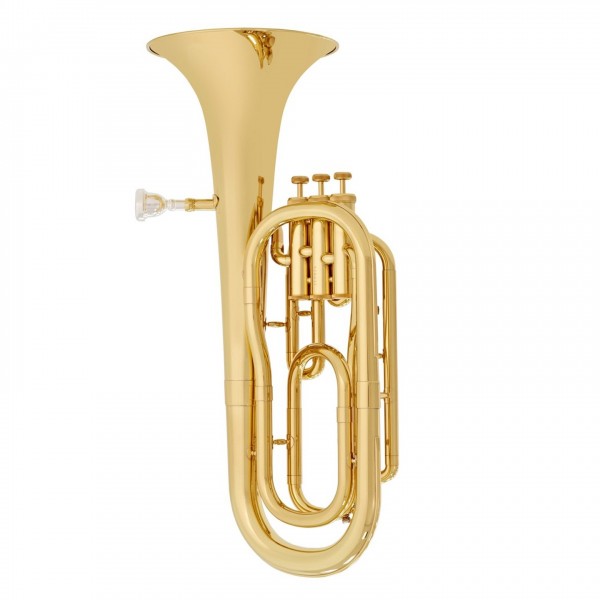 Yamaha YBH301 Intermediate Baritone Horn, Gold, Back