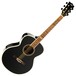 Eko NXT 018 Acoustic Guitar, Black Front