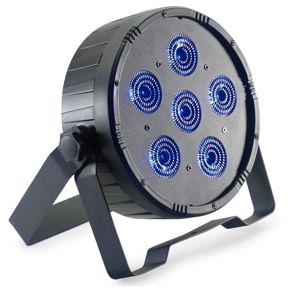 Stagg Flat Ecopar 6 Spotlight With 6 x 12W RGBWAUV (6 In 1) LED