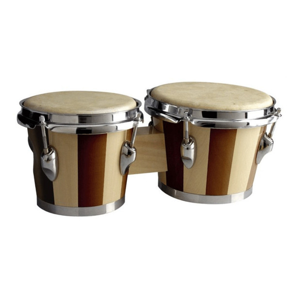 Stagg 7.5'' &amp; 6.5'' Traditional Wood Bongos - Two Tone Finish