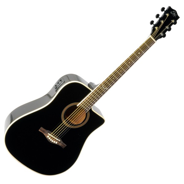 Eko NXT D CW EQ Electro Acoustic Guitar, Black