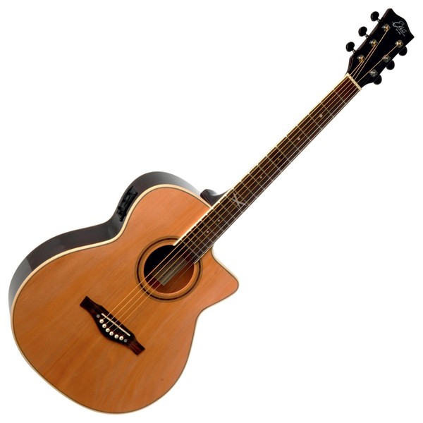 Eko NXT 018 CW EQ Electro Acoustic Guitar, Natural Front
