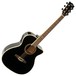 Eko NXT 018 CW EQ Electro Acoustic Guitar, Black Front