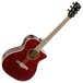 Eko NXT 018 CW EQ Electro Acoustic Guitar, Wine Red Front
