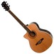 Eko NXT 018 CW EQ Electro Acoustic Guitar, Natural LH Front