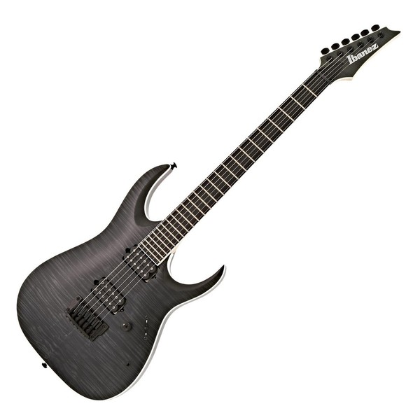 Ibanez Iron Label RGAIX6FM Electric Guitar, Trans Gray Flat - B-Stock