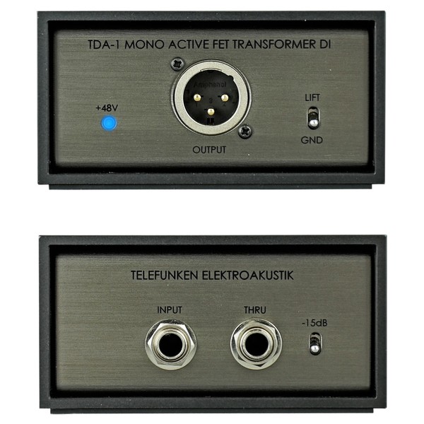 TELEFUNKEN TDA-1 アクティブDI Telefunken TDA-1 Active DI Box | Gear4music