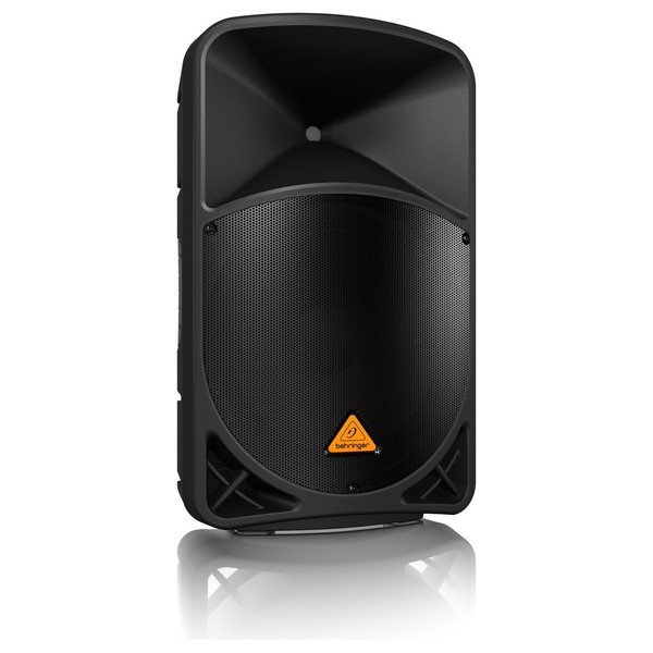 Behringer B115MP3 Active PA Speaker, Front Angled Right