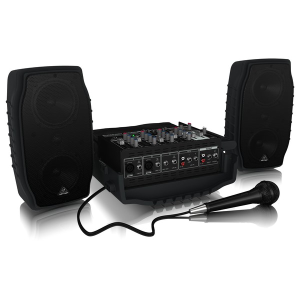 Behringer PPA200 5 Channel Portable PA System at Gear4music