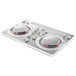 Pioneer DDJ-WeGO4 DJ Controller, White - Angled