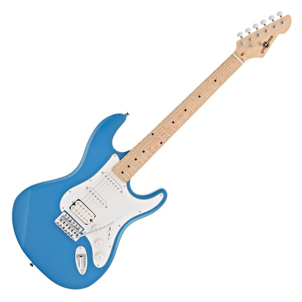LA II Electric Guitar HSS by Gear4music, Blue