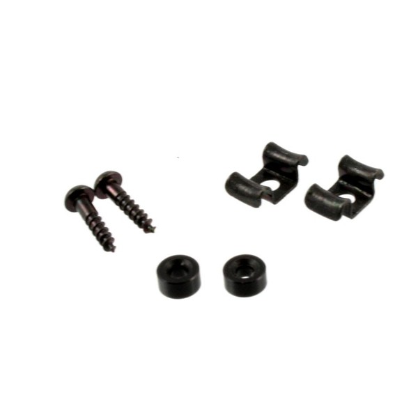 Allparts String Guides For Guitar, Black 1
