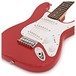 Squier By Fender Mini Stratocaster 3/4 Size Electric Guitar, Red