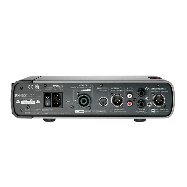 TC Electronic RebelHead RH450 Bassforsterkertopp 2.0 TC Electronic RebelHead RH450 Bassforsterkertopp 2.0