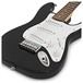 Squier By Fender Mini Stratocaster 3/4 Size Electric Guitar, Black