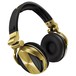 Pioneer HDJ 1500 Professional DJ Headphones, Gold - Angled