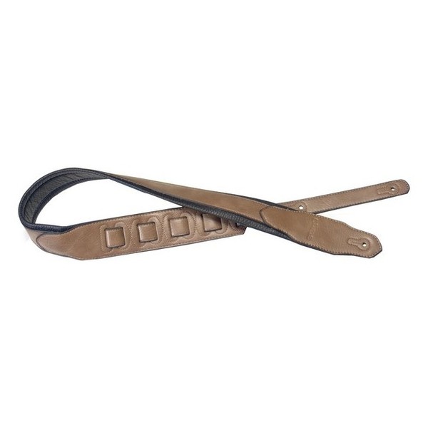 Stagg Guitar Padded Leatherette Strap, Copper