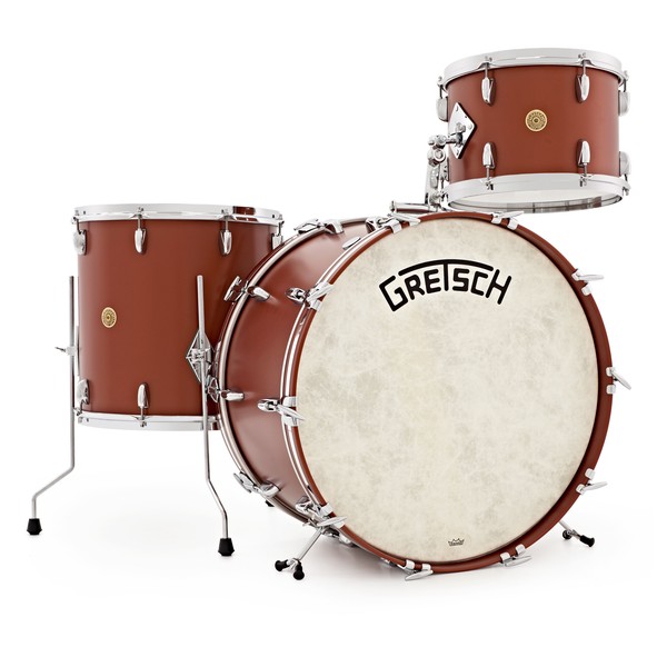 Gretsch USA Broadkaster 24" 3pc Shell Pack, Satin Copper