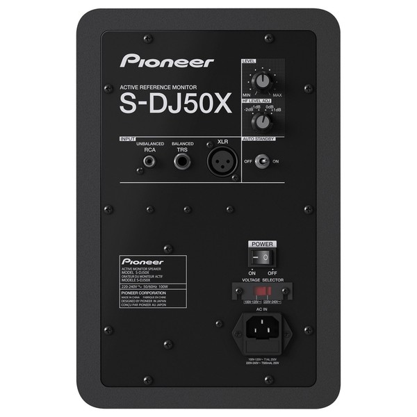 Pioneer S-DJ50X Monitor Speaker, Single at Gear4music Pioneer S-DJ50X Monitor Speaker, Single at Gear4music