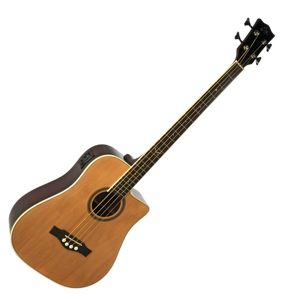 Eko NXT D CW EQ Electro Acoustic Bass Guitar, Natural