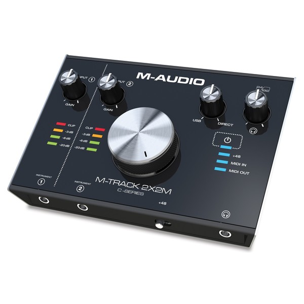 M-Audio M-Track 2x2M Audio Interface - Front Angled