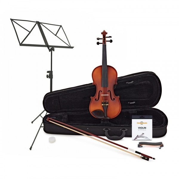 Student Plus 3/4 Violin and Accessory Pack by Gear4music, Antique Fade