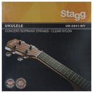 Stagg Ukulele struny zestaw, Nylon
