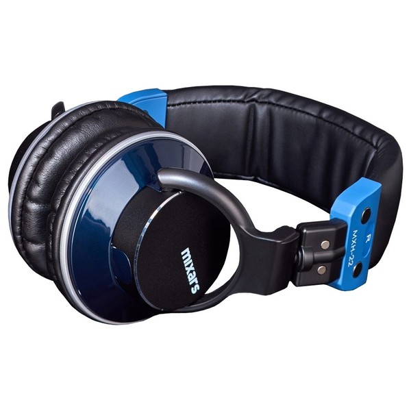 Mixars MXH22 DJ Headphones - Angled Flat