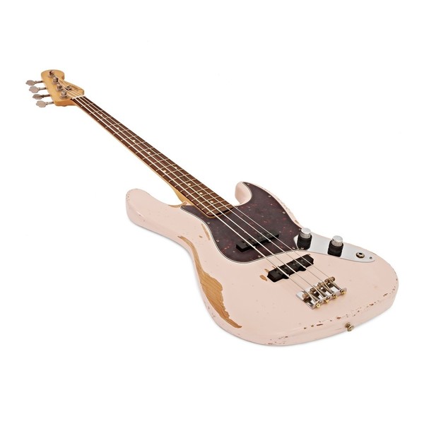 Fender Flea Signature Jazz Bass, Roadworn Shell Pink - Baixo