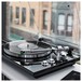 Akai BT-500 Belt Drive Turntable, Black - Angled Lifestyle Shot