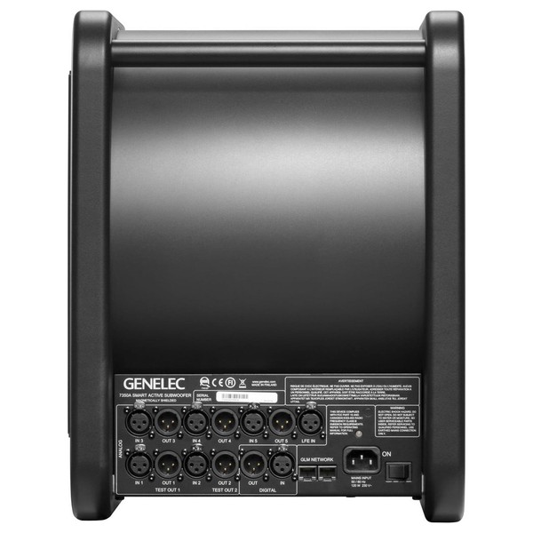 Genelec 7350A Smart Active Monitoring Subwoofer (Dark Grey) - Rear