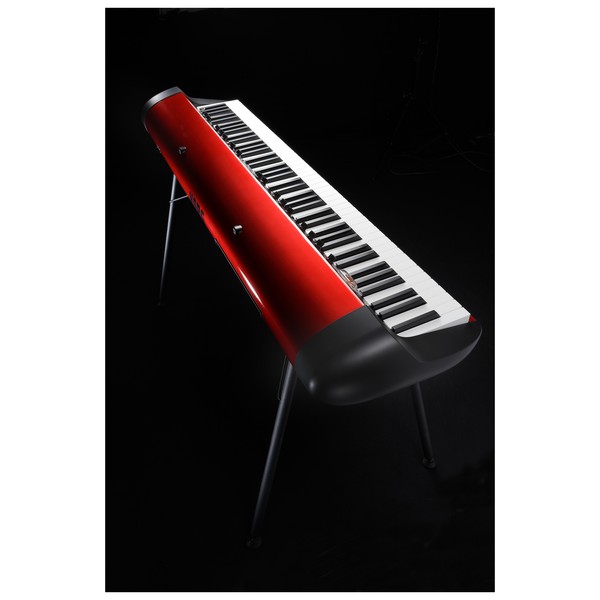Korg SV-1 73 Note Stage Vintage Piano, Metallic Red at Gear4music