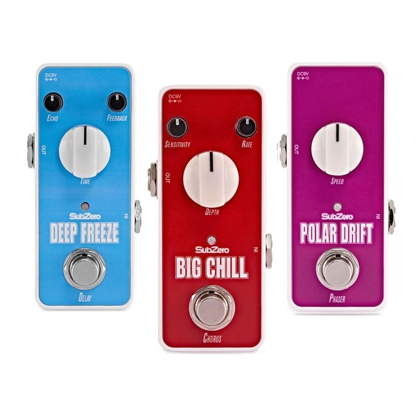 SubZero Micro Pedals 3 Pack - Effects Pack