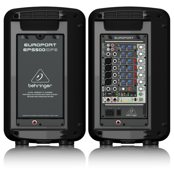 Behringer EPS500 MP3 Système de Sonorisation Portable | Gear4music Behringer EPS500 MP3 Système de Sonorisation Portable | Gear4music