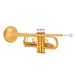 B&S MBX3 Heritage Trumpet, Brushed Gold Lacquer Finish