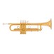 B&S MBX3 Heritage Trumpet, Brushed Gold Lacquer Finish