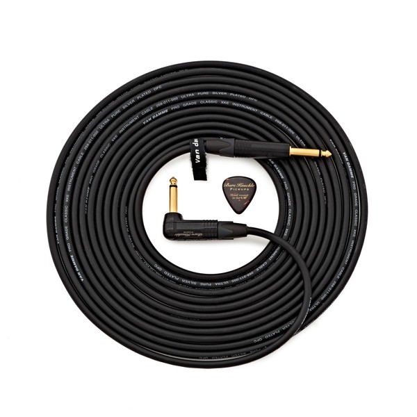 Bare Knuckle/Van Damme 10ft/3m Guitar Cable, Angled to Straight