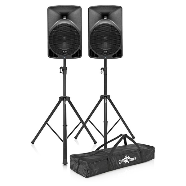 Alto TX10 Active PA Speakers with Stands and Bag - Bundle