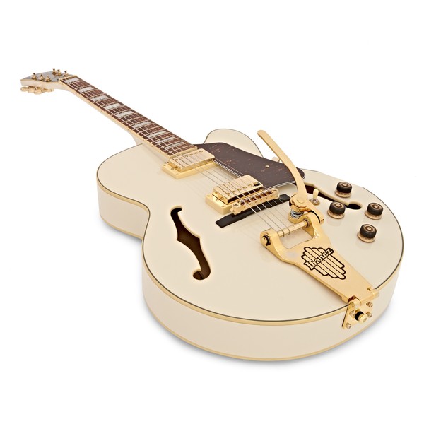 DISC Ibanez AF75TDG Artcore, Ivory at Gear4music