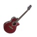 Stagg Electro Acoustic Mini Jumbo Cutaway Transparent Red