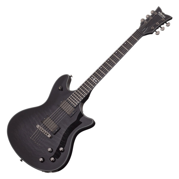 Schecter Hellraiser Hybrid Tempest Electric Guitar, Trans Black