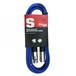 Stagg 3m XLR, XLR-Mikrofon-Kabel,    Blue